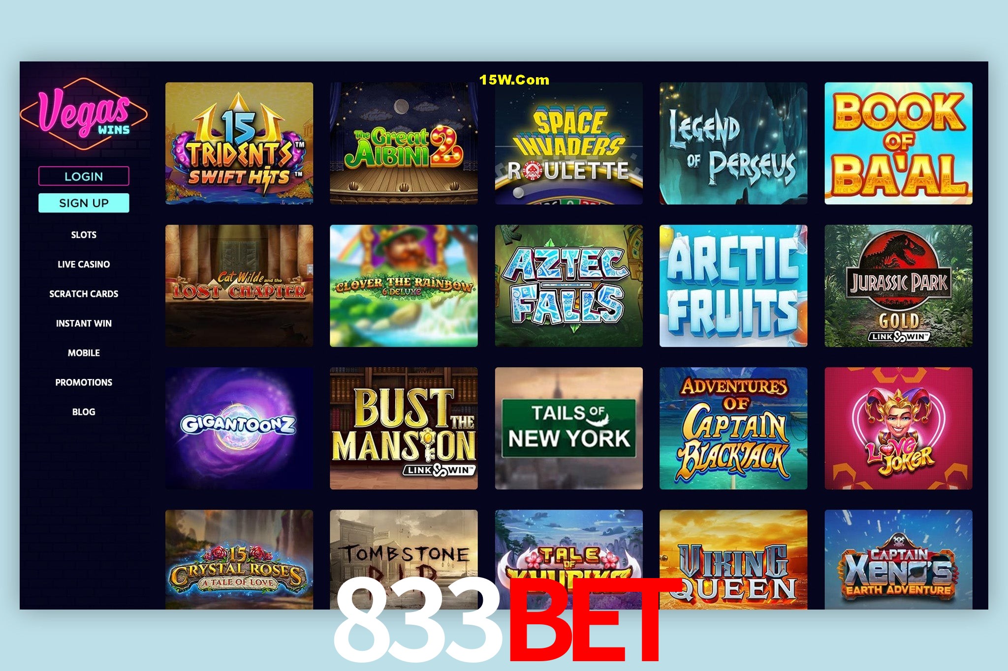 Bonus Features 833Bet